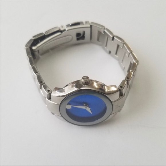 Authentic Movado Blue Face Model T4A4028K XC - Picture 3 of 5